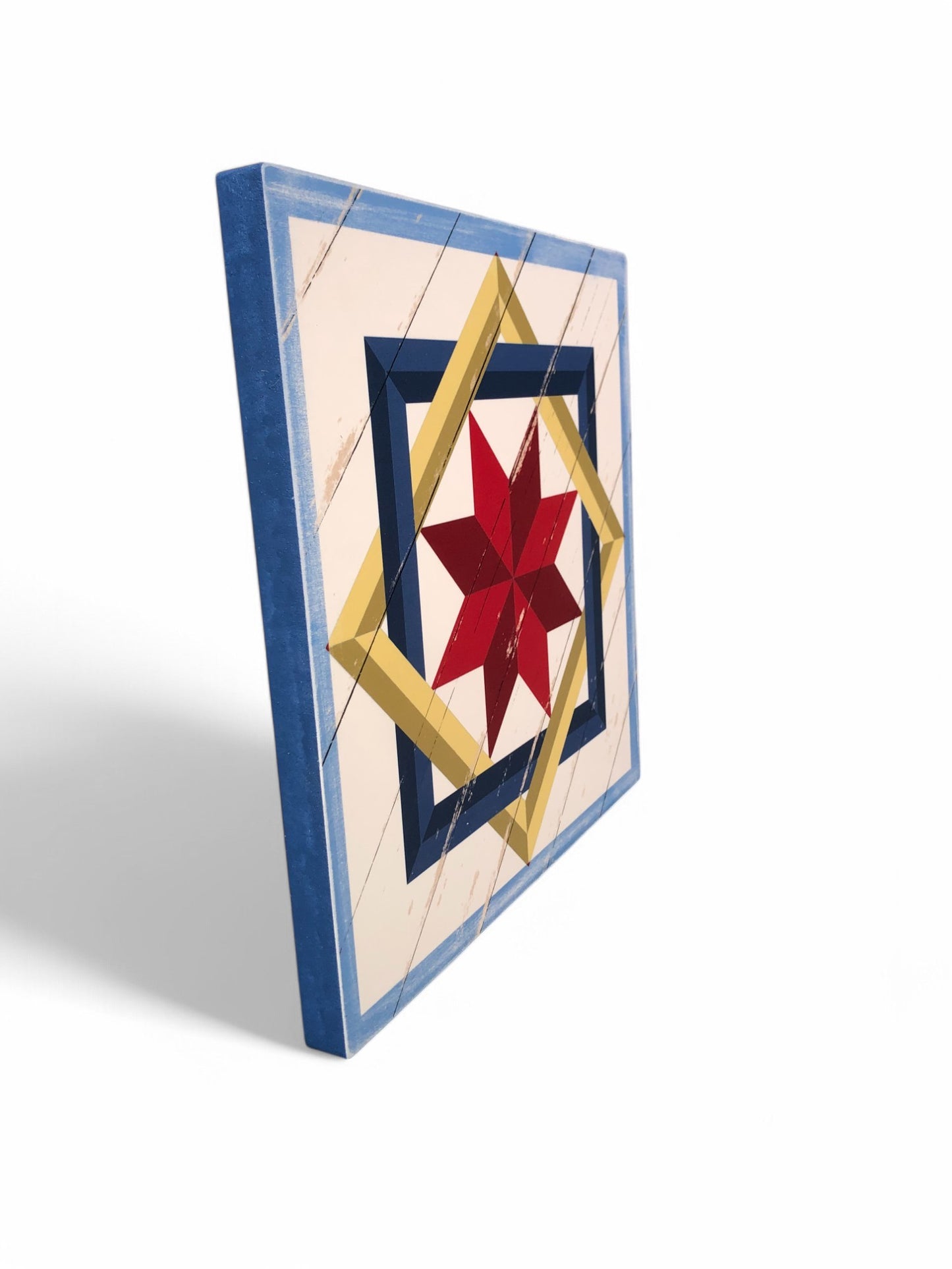 Barn Quilt - Lovers Knot Distressed