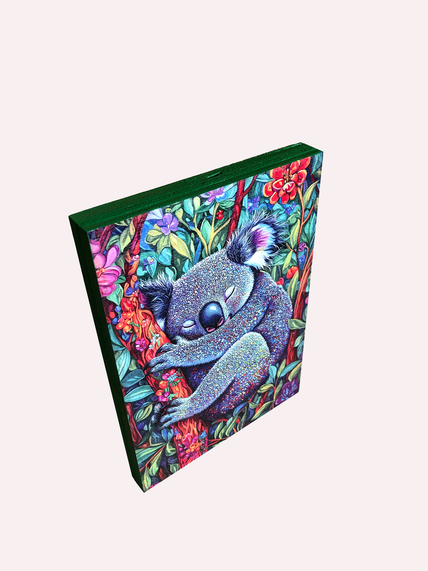 5" x 7" Wood Art Koala
