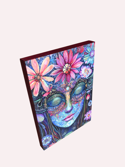 5" x 7" Wood Art Meditation