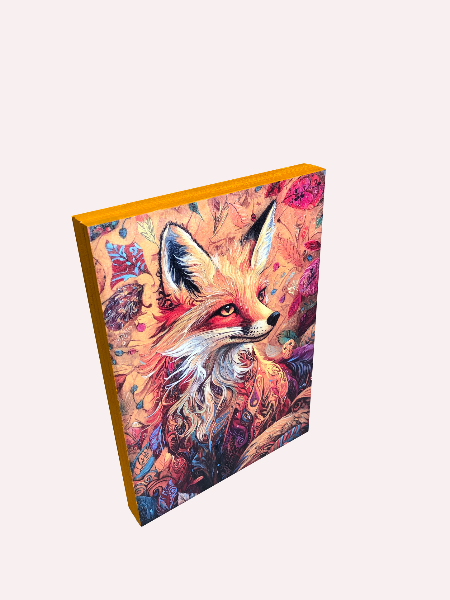 5" x 7" Wood Art Fox