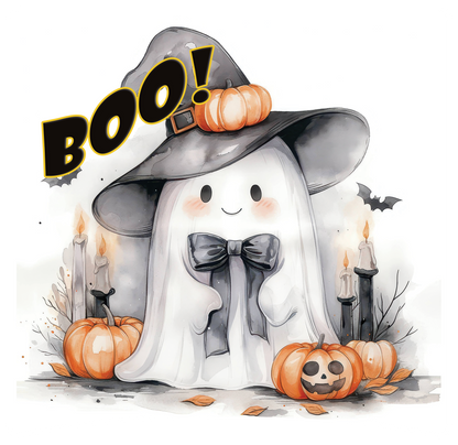 8" x 8" Halloween Ghost