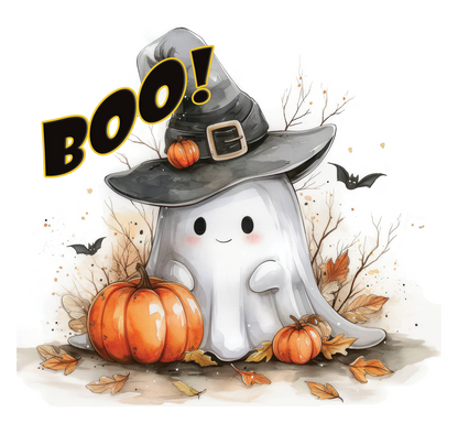 8" x 8" Halloween Ghost