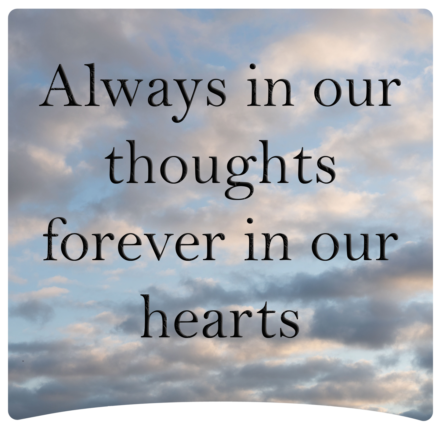8" x 8" Memorial Panels
