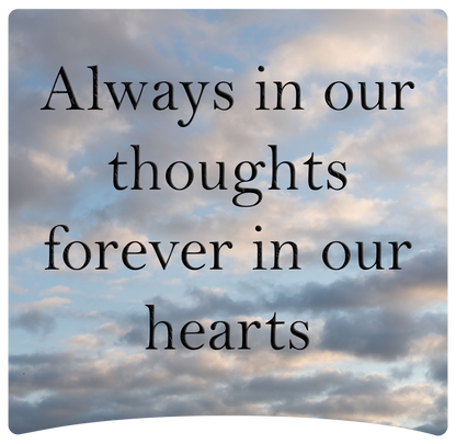 8" x 8" Memorial Panels