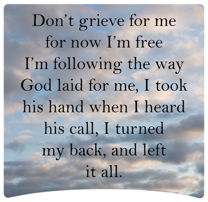8" x 8" Memorial Panels
