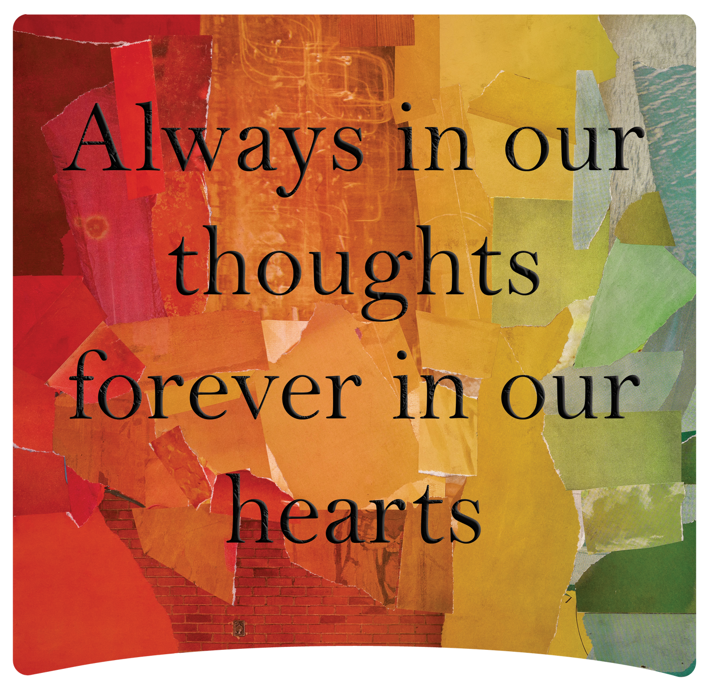 8" x 8" Memorial Panels