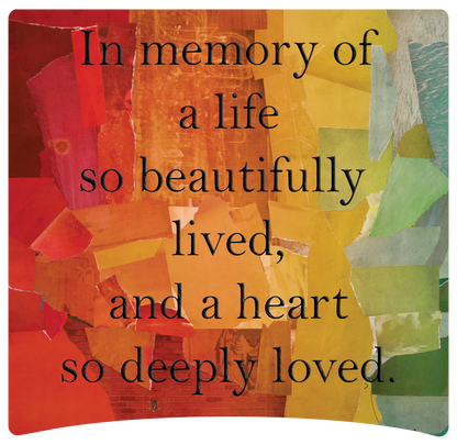8" x 8" Memorial Panels
