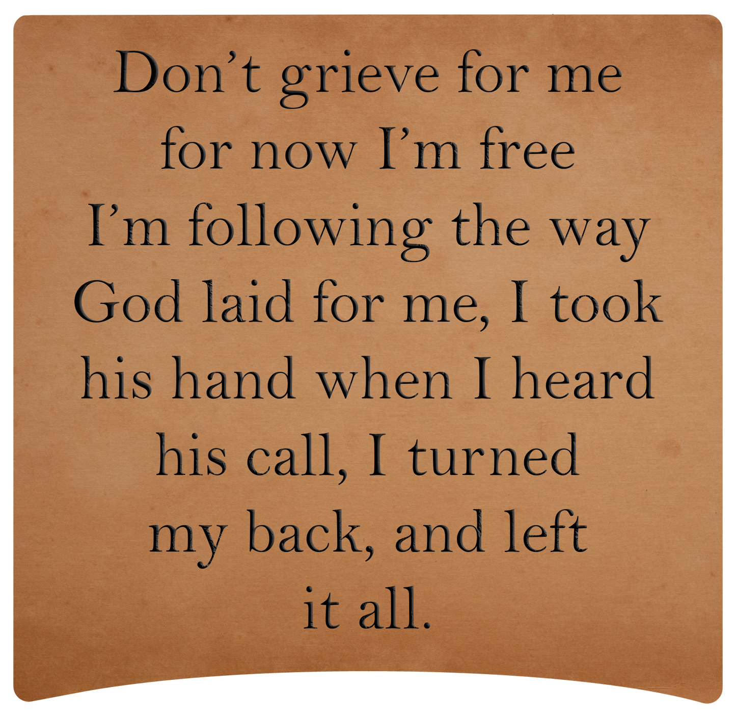 8" x 8" Memorial Panels