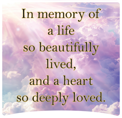 8" x 8" Memorial