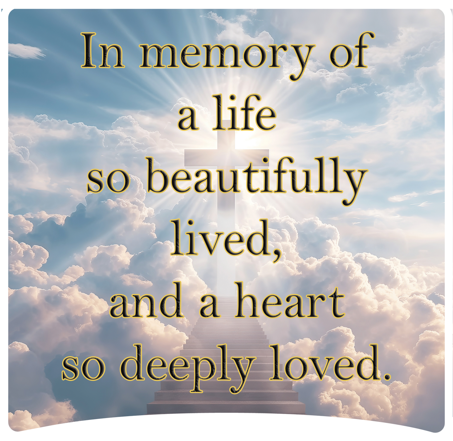8" x 8" Memorial