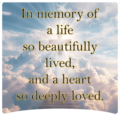 8" x 8" Memorial