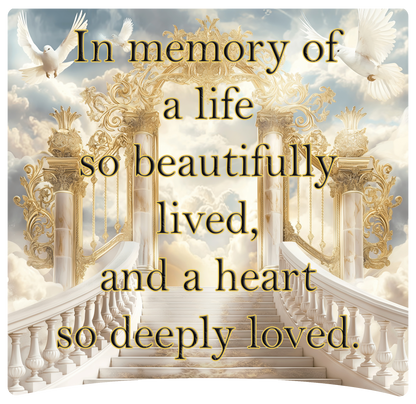 8" x 8" Memorial