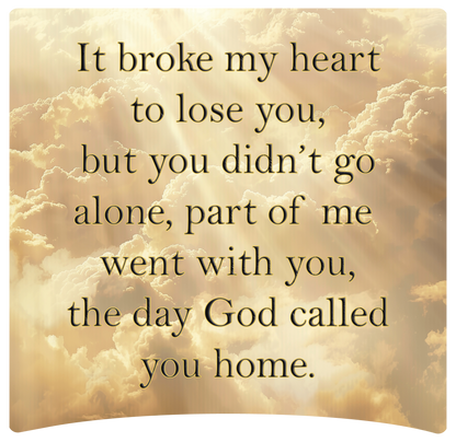 8" x 8" Memorial