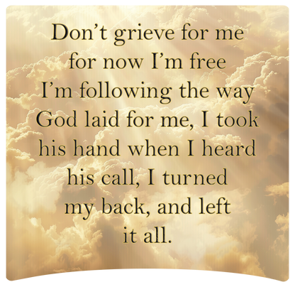8" x 8" Memorial
