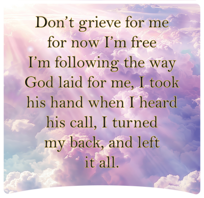 8" x 8" Memorial