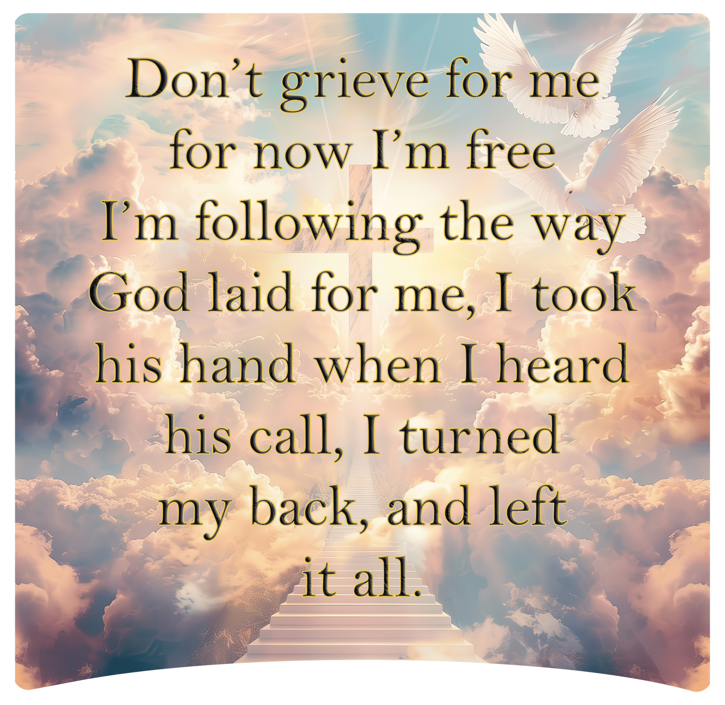 8" x 8" Memorial
