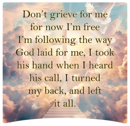 8" x 8" Memorial