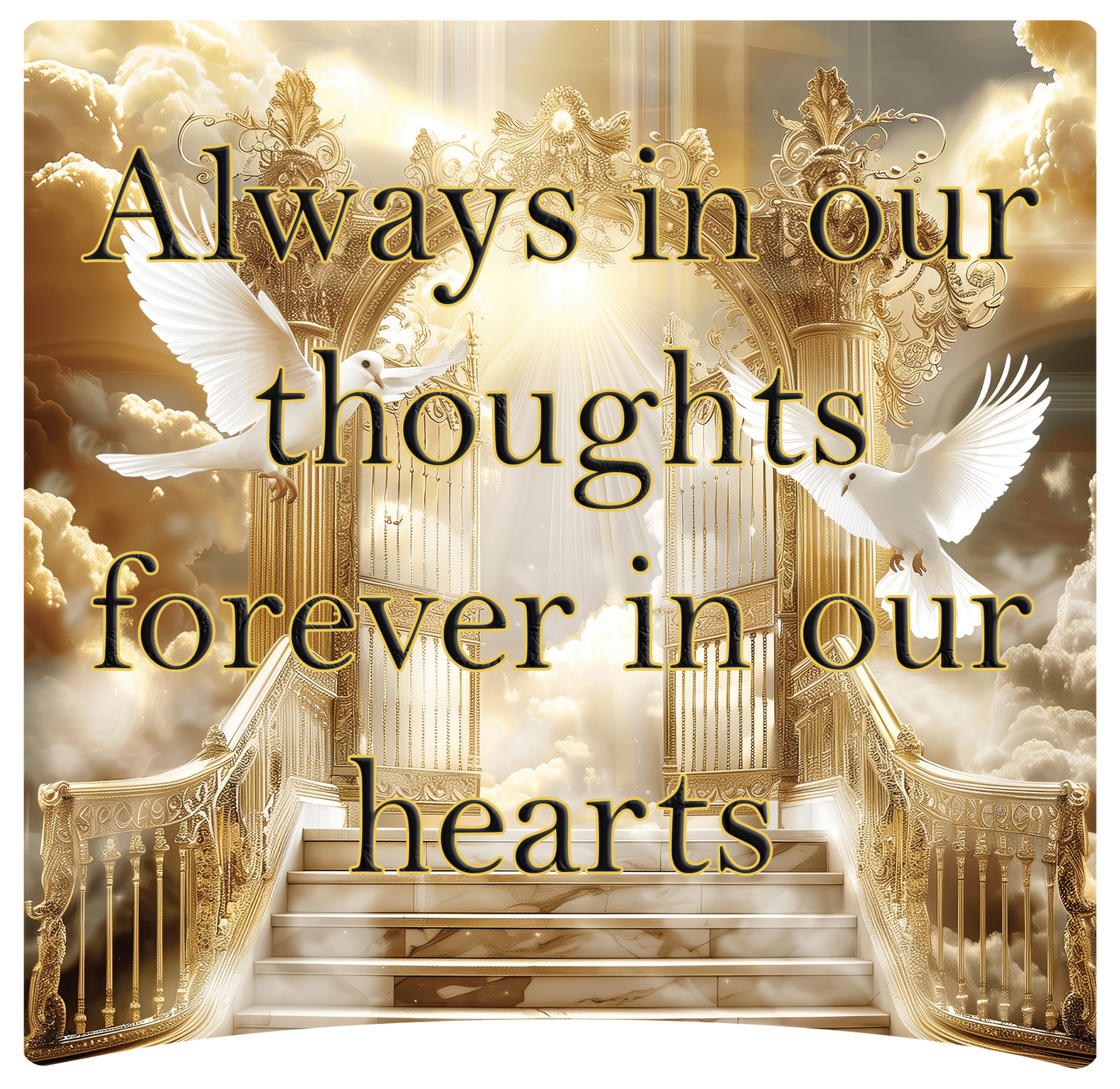 8" x 8" Memorial