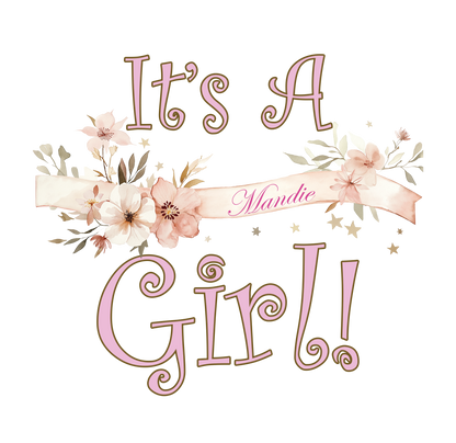 8" x 8" Baby Shower Personalized