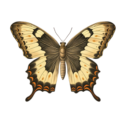 8" x 8" panel butterfly