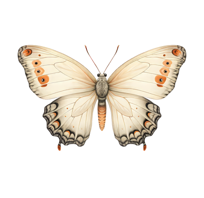8" x 8" panel butterfly