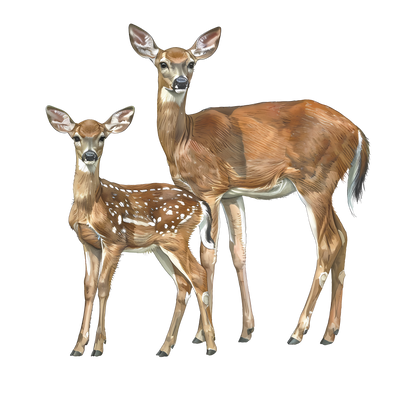 8" x 8" Deer