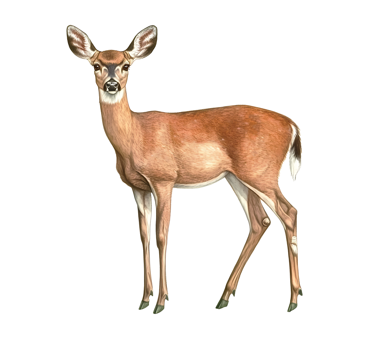 8" x 8" Deer