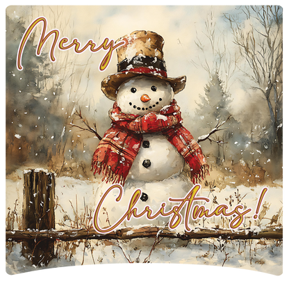 8" x 8" Snowman