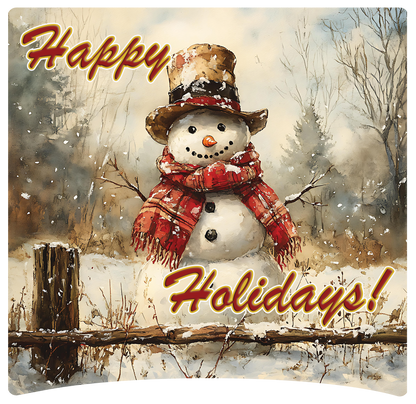 8" x 8" Snowman