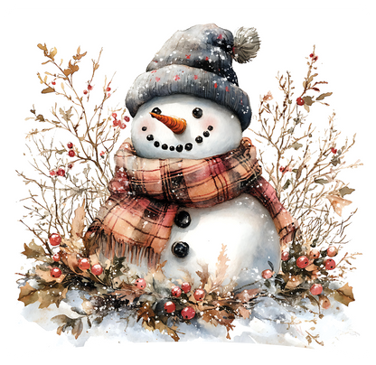 8" x 8" Snowman
