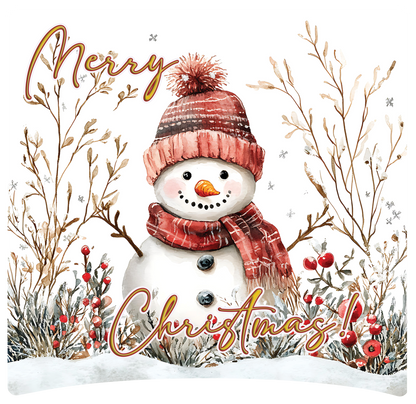 8" x 8" Snowman