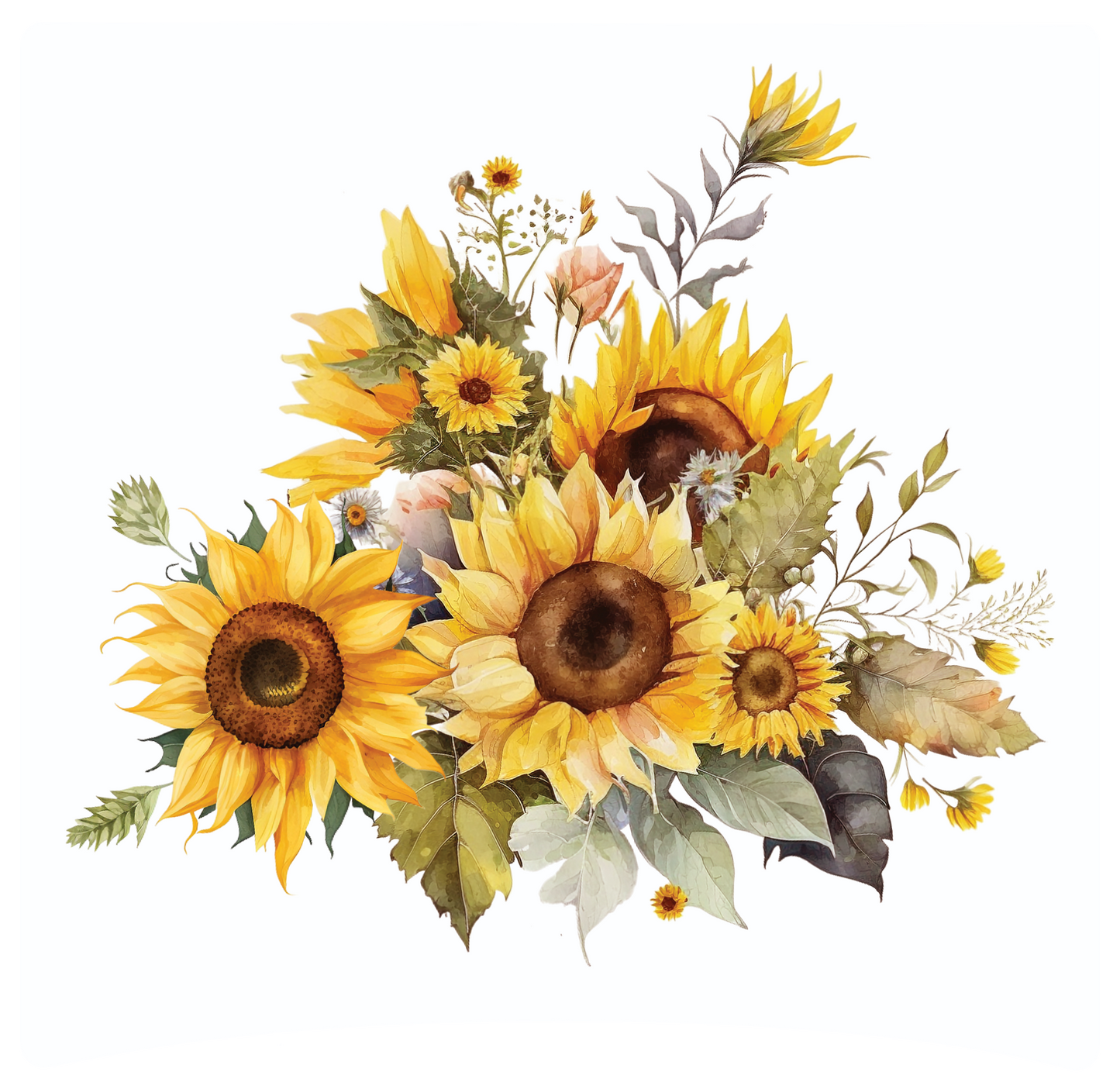 8" x 8" Sunflower Panel