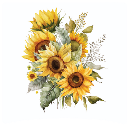 8" x 8" Sunflower Panel