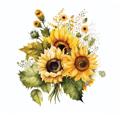 8" x 8" Sunflower Panel