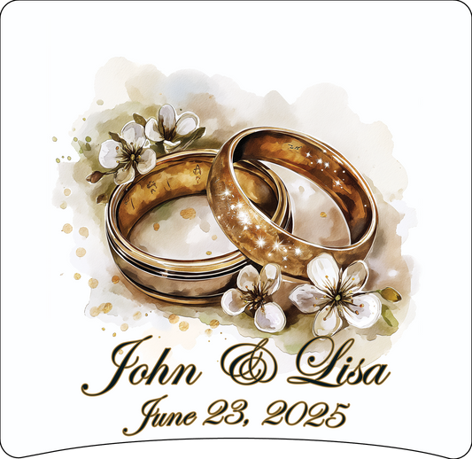 8 x 8 wedding ring panel