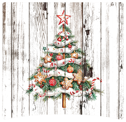 8" x 8" Christmas Tree