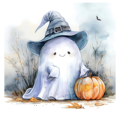 8" x 8" Halloween Ghost