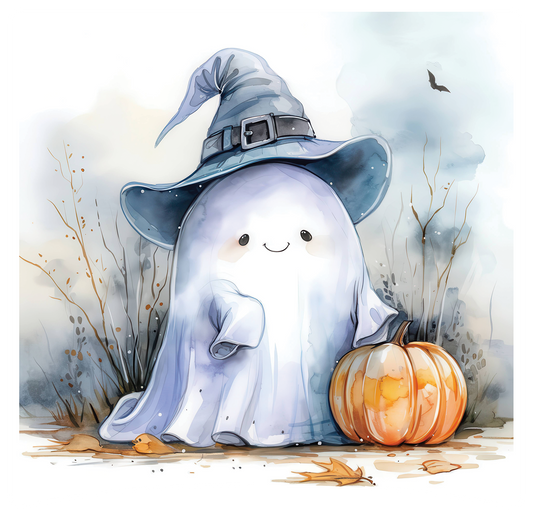 8" x 8" Halloween Ghost