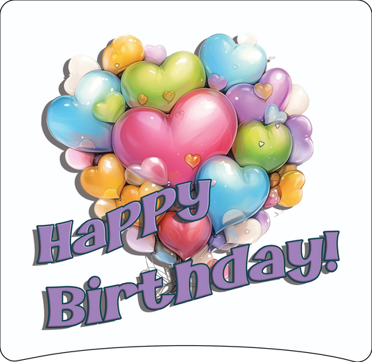 8" x 8" Happy Birthday