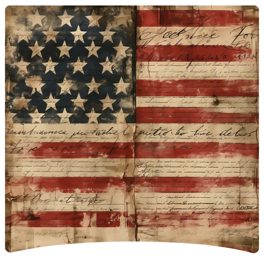 8" x 8" American Flag