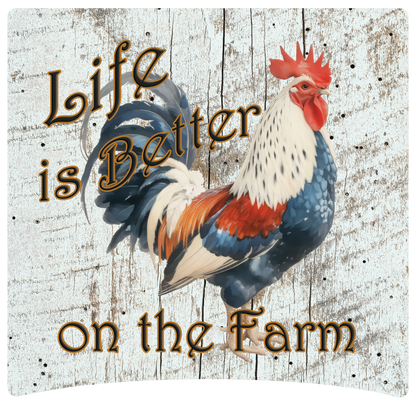 8" x 8" Life is better on the farm