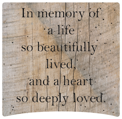 8" x 8" Memorial Panels