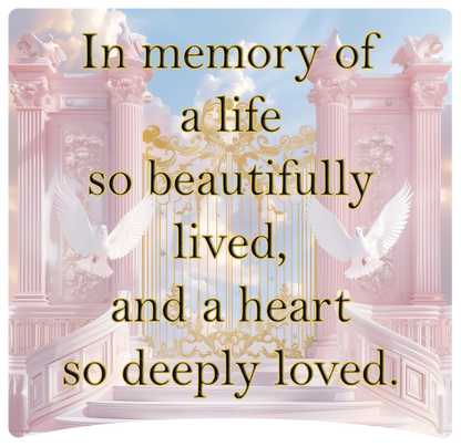 8" x 8" Memorial