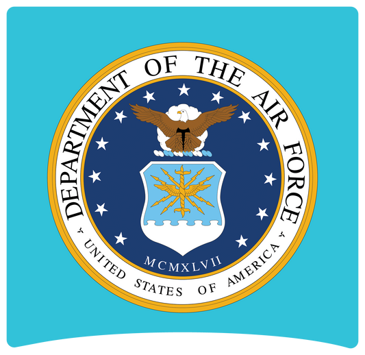 8" x 8" United States Air Force
