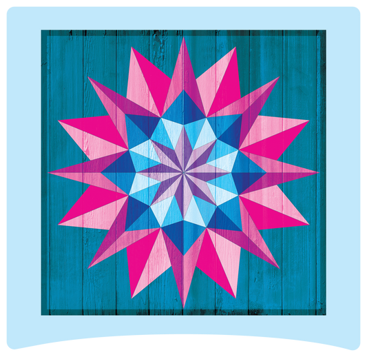 8" x 8" Starburst 15