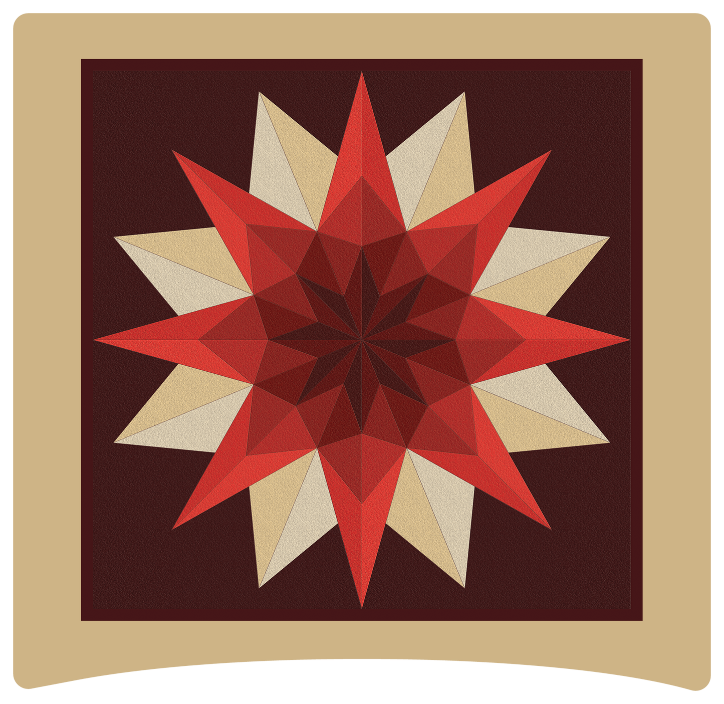 8" x 8" Starburst 16