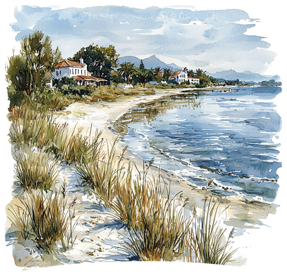8" x 8" Coastal