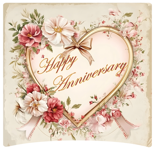 8" x 8" Happy Anniversary