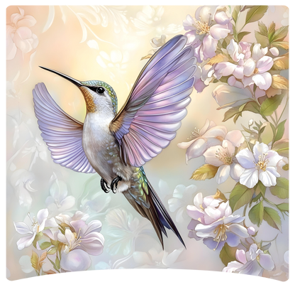 8" x 8" Hummingbird