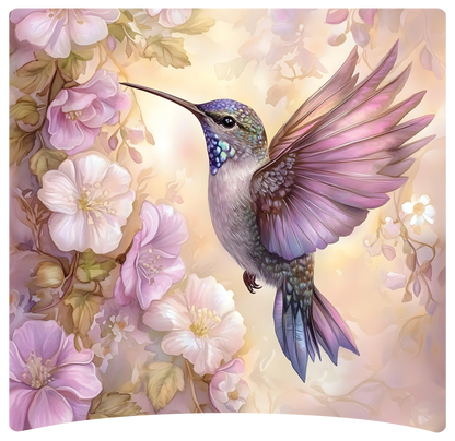 8" x 8" Hummingbird